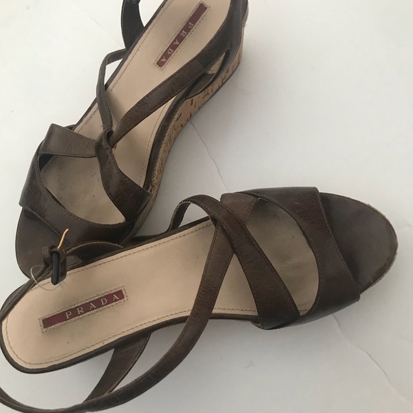 Prada wedge sandals - Picture 2 of 3